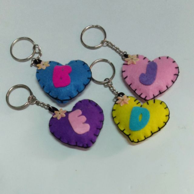 heart photo keychain