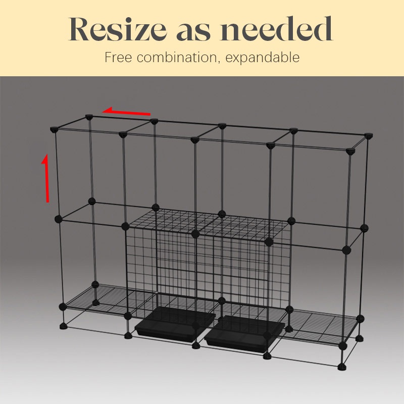 75*39*120CMThree-layer encrypted mesh with tray cat cage bird cage squirrel honey bag squirrel cage #7