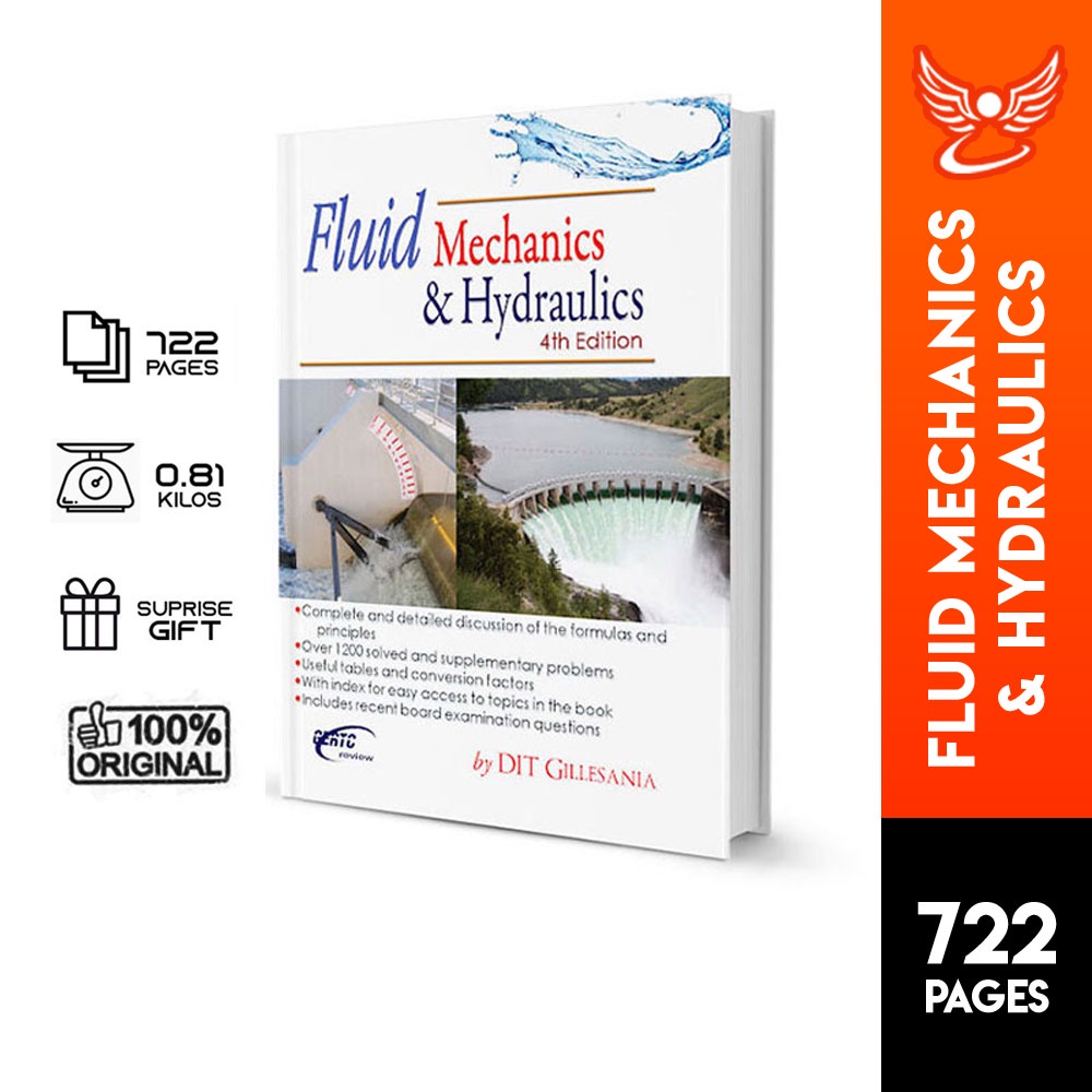 Download ORIGINAL Fluid Mechanics & Hydraulics (4th Edition)© 2015 DIT