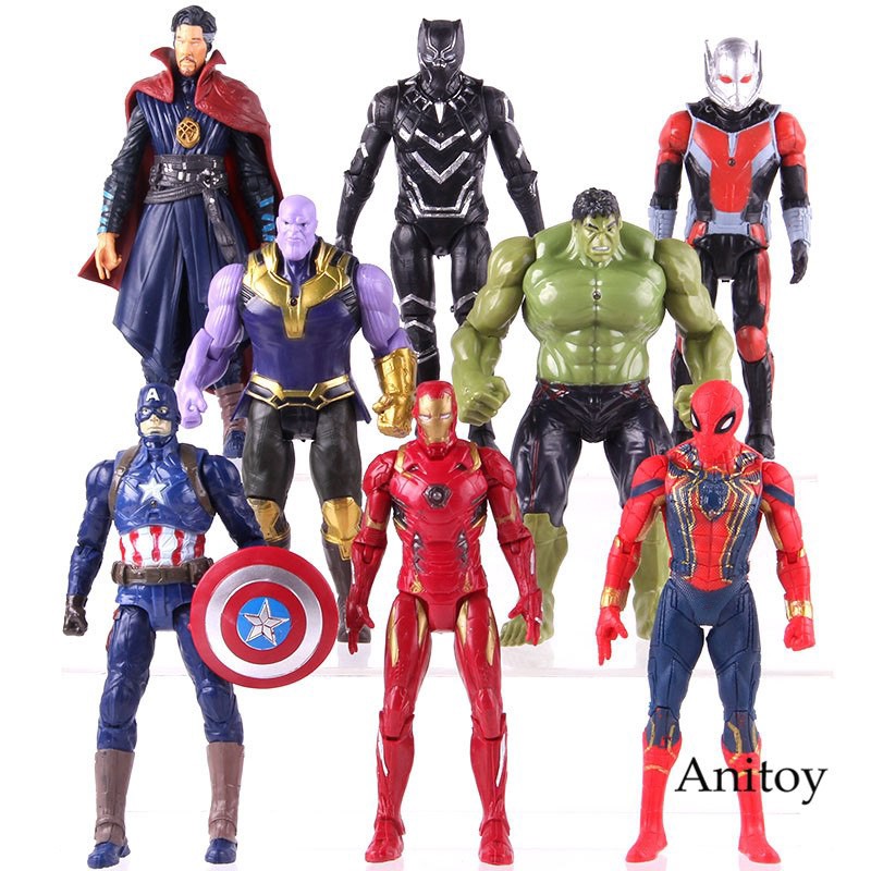 set of avengers action figures