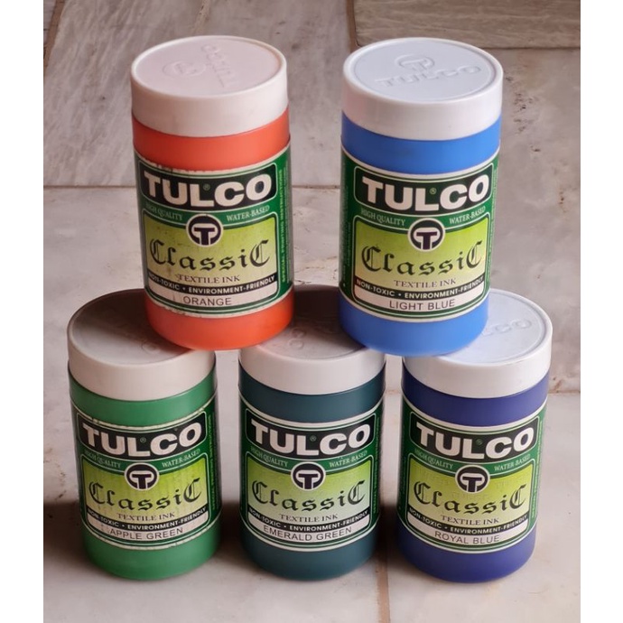 Tulco Classic Textile Fabric Ink Paint Pantatak ng Damit per Bottle