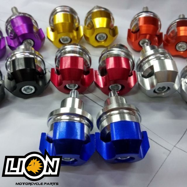 LION Motorcycle Pair Bar End Plate Holder Bolt Alloy | Shopee Philippines