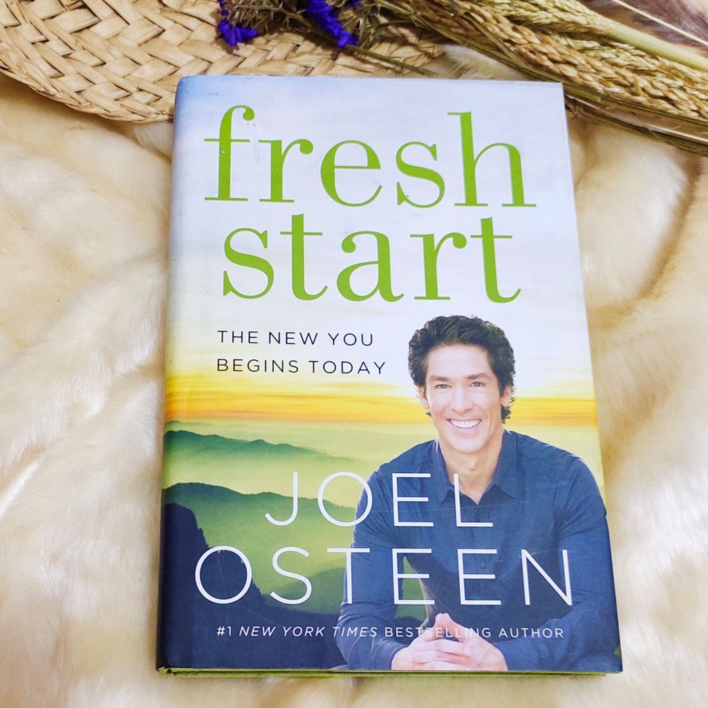 Joel Osteen Fresh Start The New You Begins Today Hardbound Self Help Motivational Books Shopee Philippines