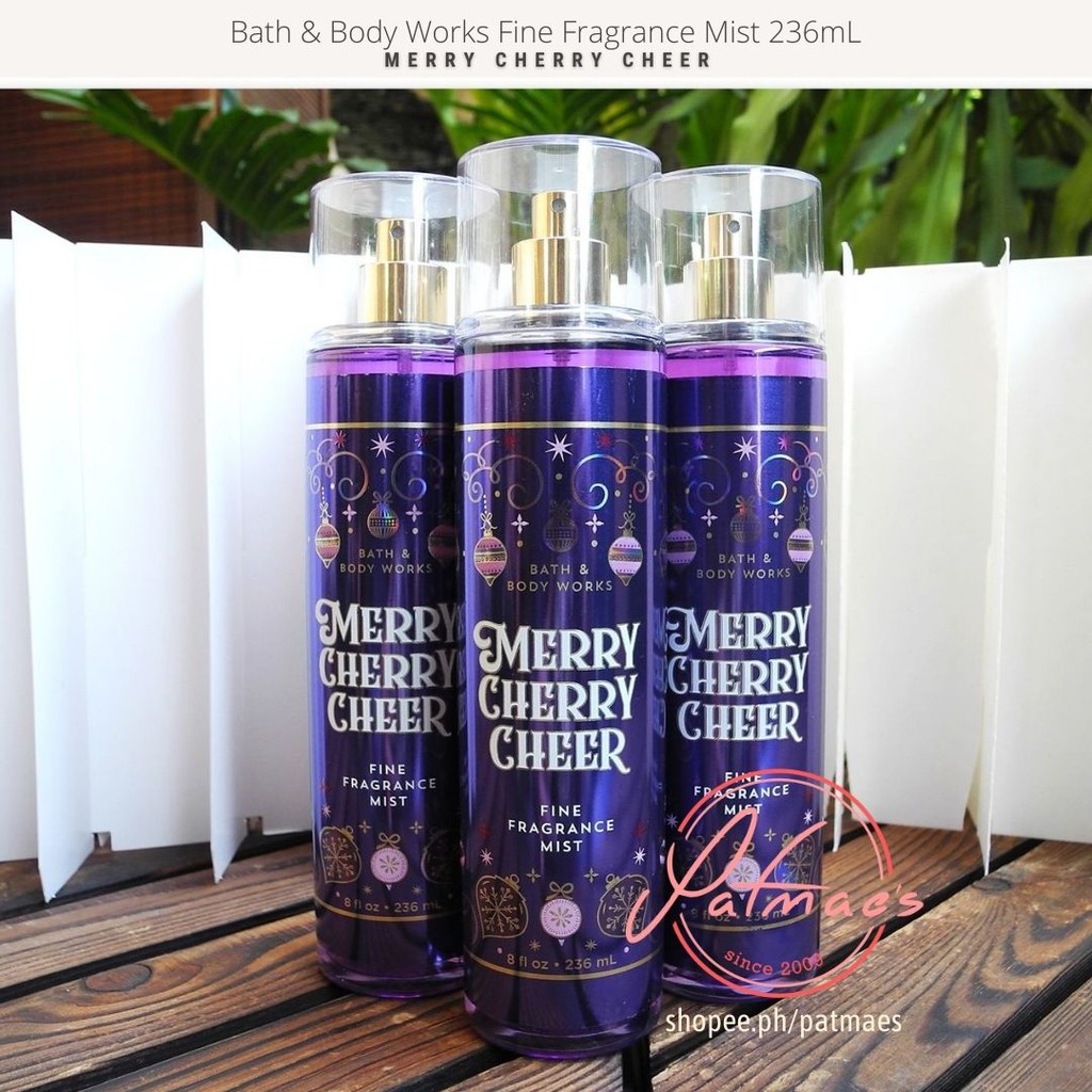Bath And Body Works Fragrance Mist Merry Cherry Cheer 236ml Shopee Philippines