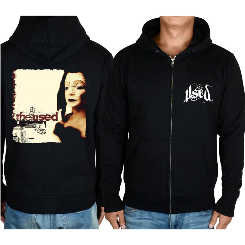 metal band zip up hoodies