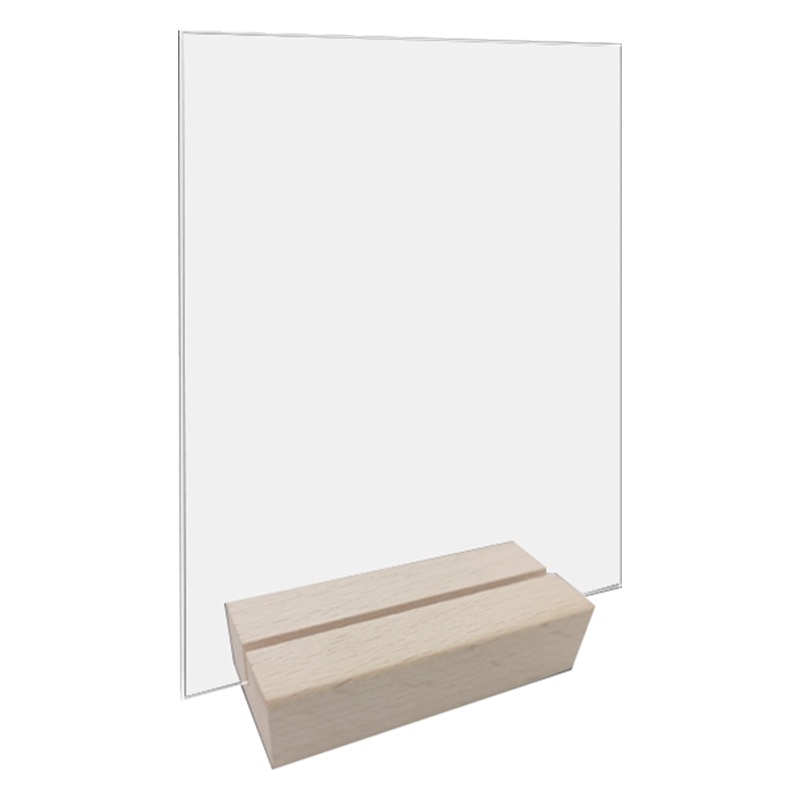 Zone Place Cards Holder Table Sign Number Display Case Clear Acrylic Frame Modern Dining Table Centerpieces Picture Stan
