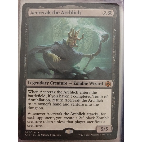 Magic The Gathering | Acererak the Archlich | Shopee Philippines