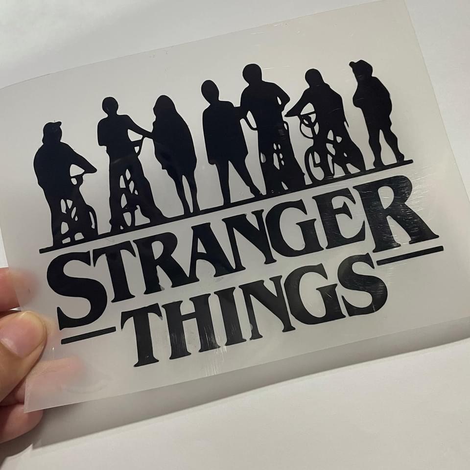 STRANGER THINGS - Heat Transfer Vinyl Sticker | Shopee Philippines