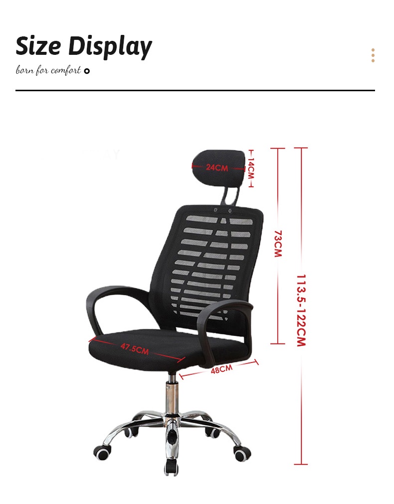 【cdsw1.ph】office chair computer chair Comfortable breathable mesh with