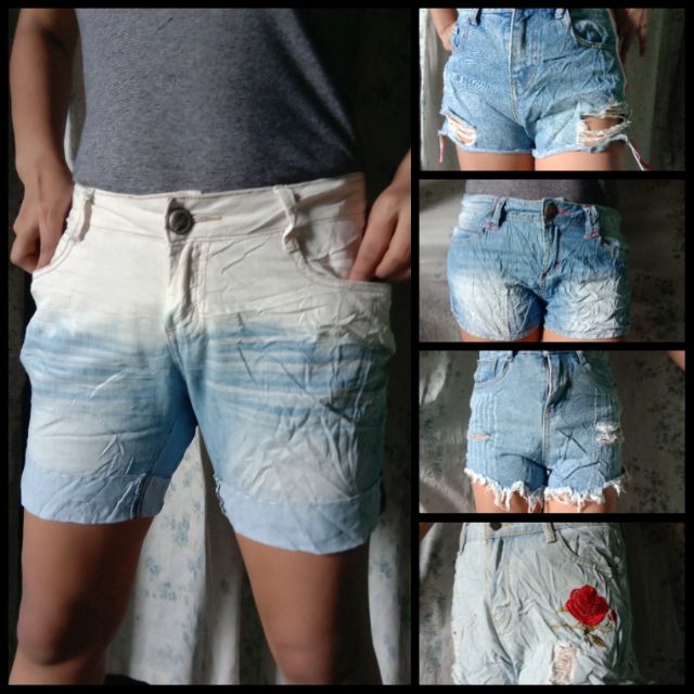high waisted denim shorts sale