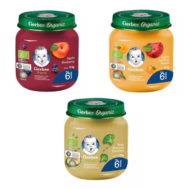 gerber organic puree