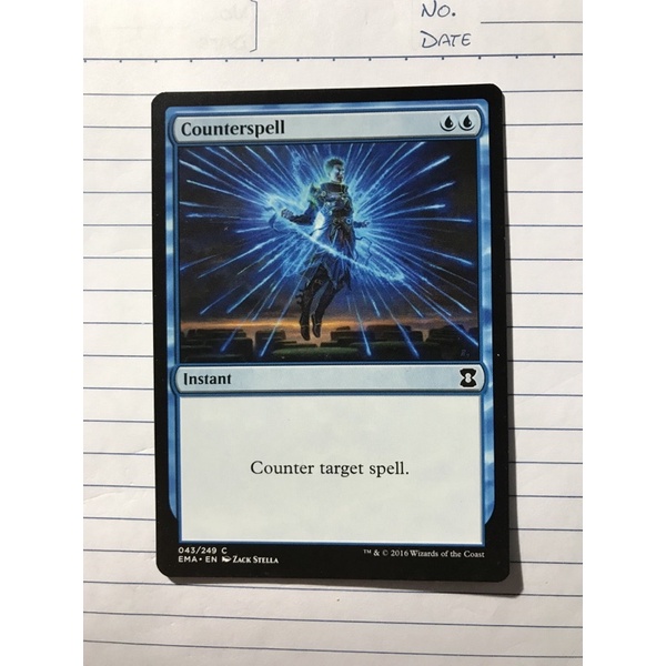 Magic the Gathering Counterspell (Eternal Masters) Shopee Philippines