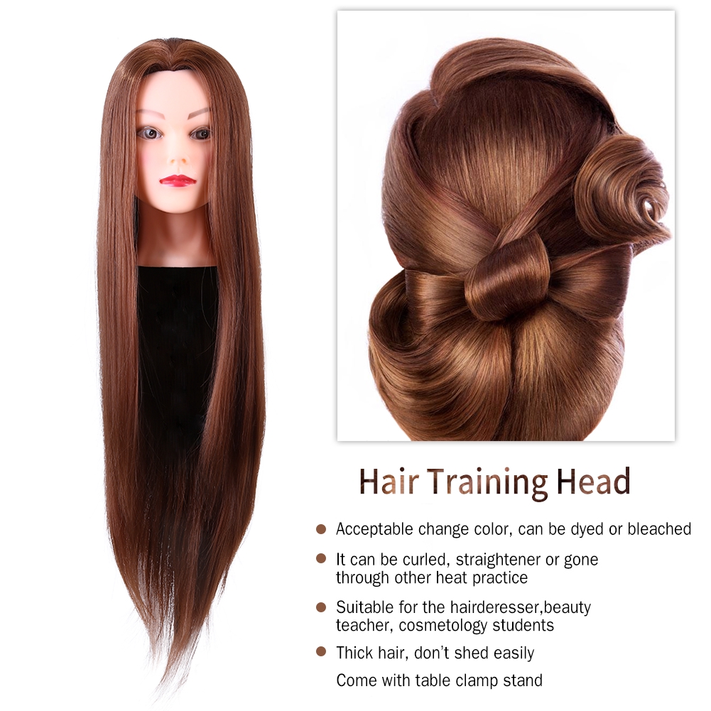 practice hair doll head