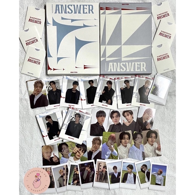 ENHYPEN DIMENSION ANSWER OFFICIAL PHOTOCARD (ONHAND) Shopee Philippines