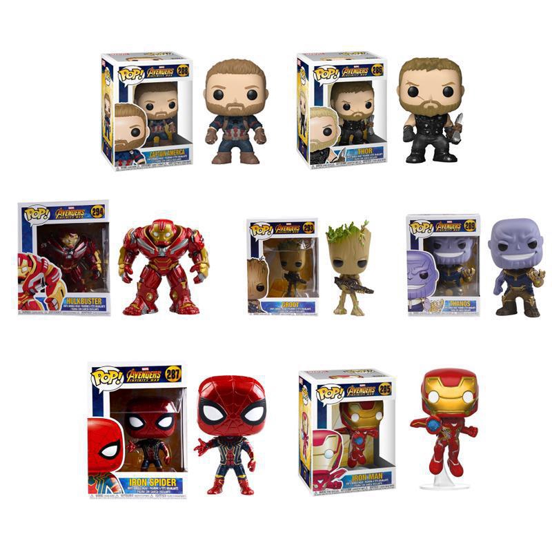 funko pop spiderman iron man