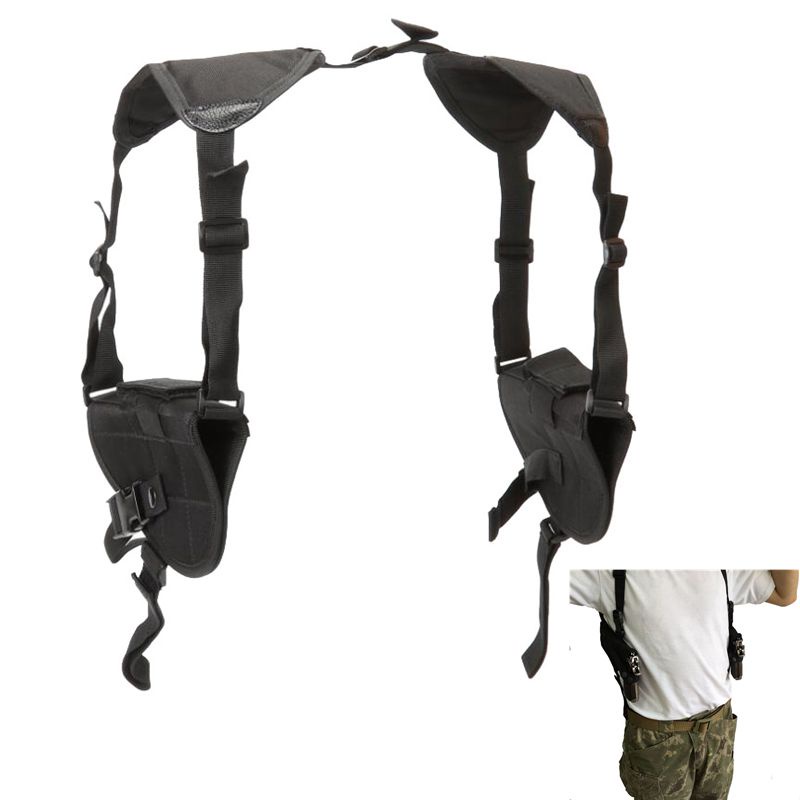 Tactical Double Holster Gun Concealed Pistol Shoulder Holster Under Arm