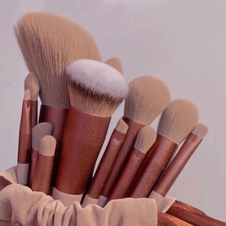 13Pcs/set Multifunctional Makeup Brush Set Soft Fur Beauty Highlighter Powder Foundation Concealer Eyeshadow Beauty