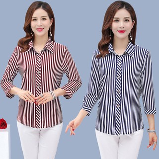Baju ibu wanita wanita pertengahan umur kemeja musim panas Baju ibu wanita wanita pertengahan umur kemeja musim panas