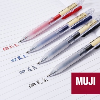 Japan MUJI 100% Original Pressed Gel Pen(Black\Blue\Red）1pc