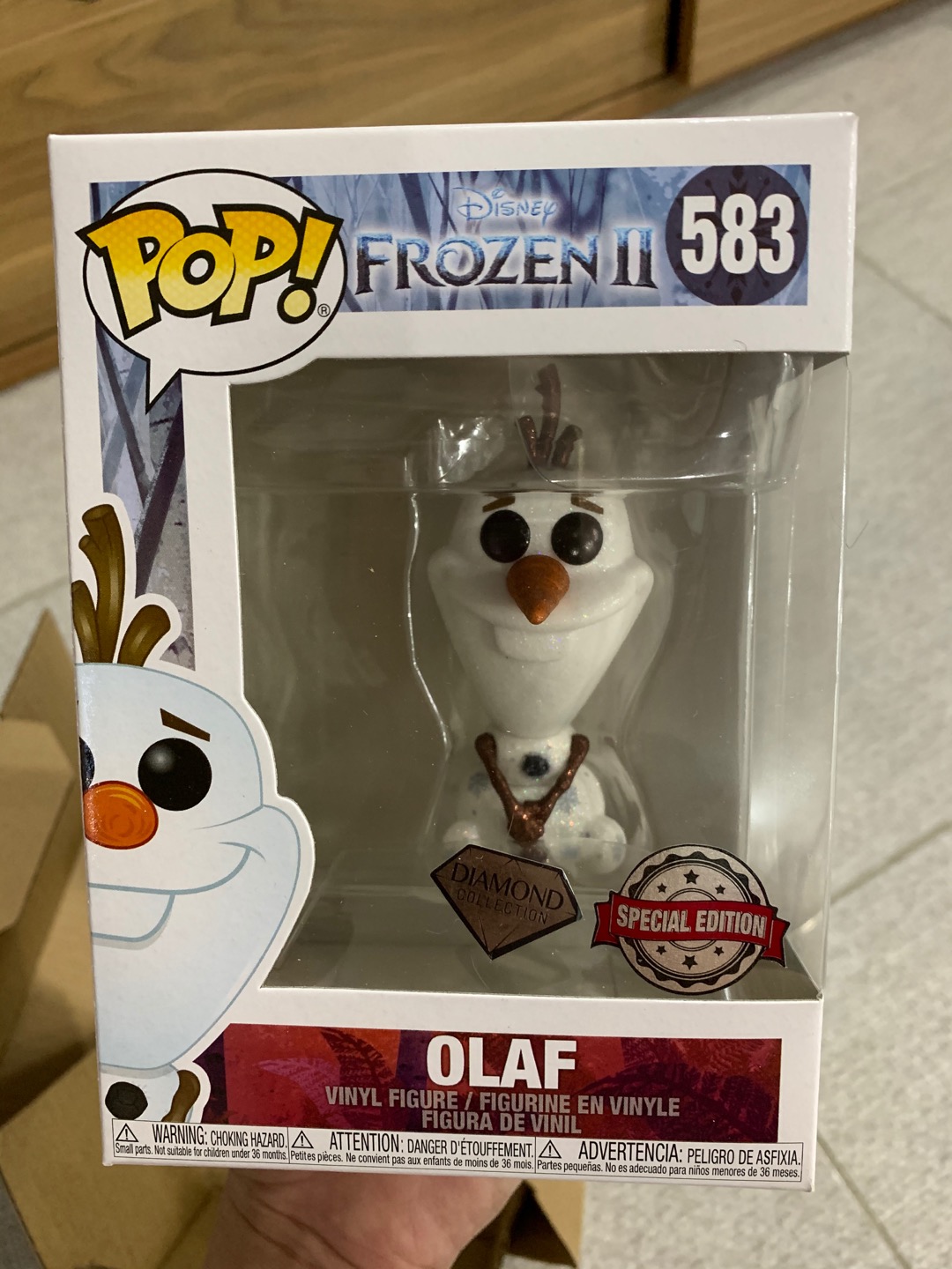 funko pop olaf diamond