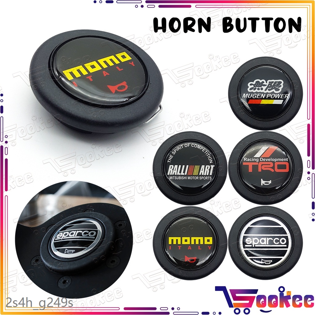 Universal Horn Button Replacement steering push switch momo sparco