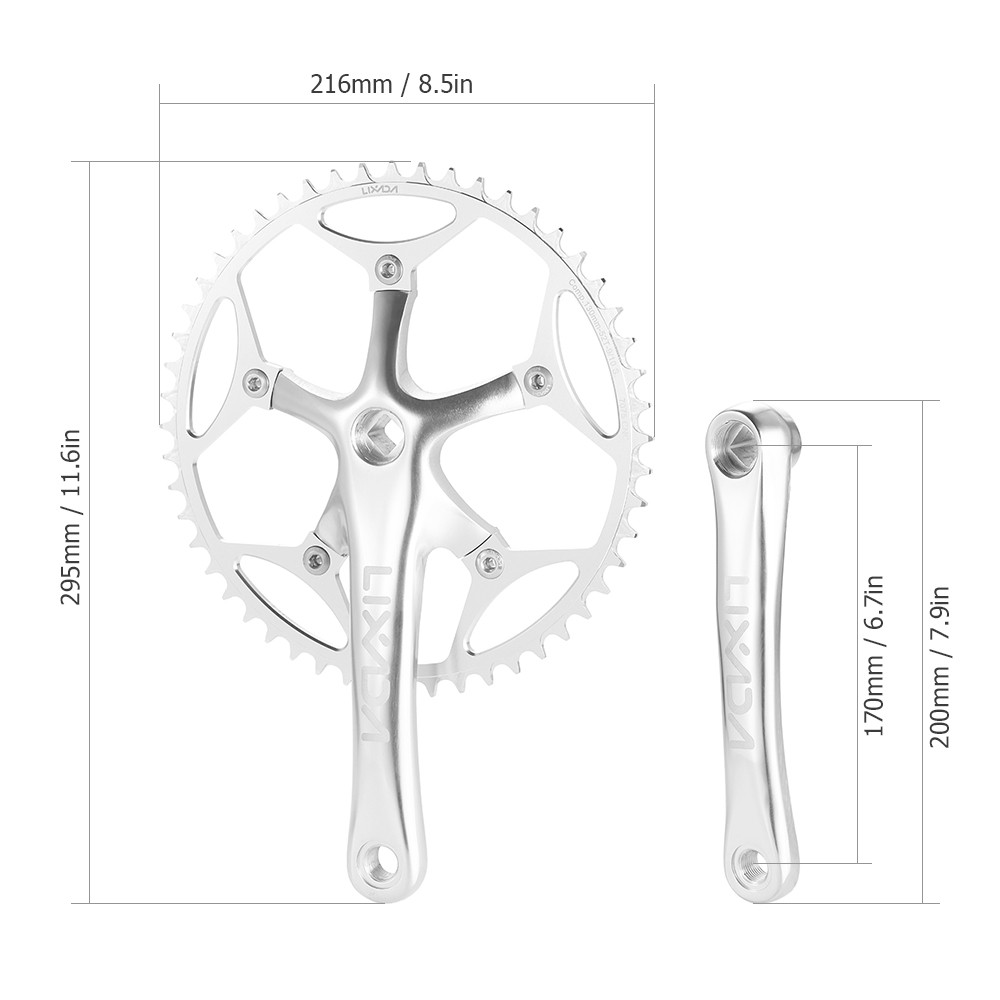 200mm crankset