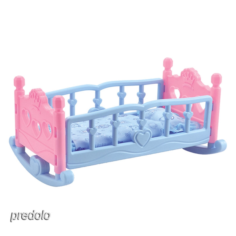 plastic baby doll crib