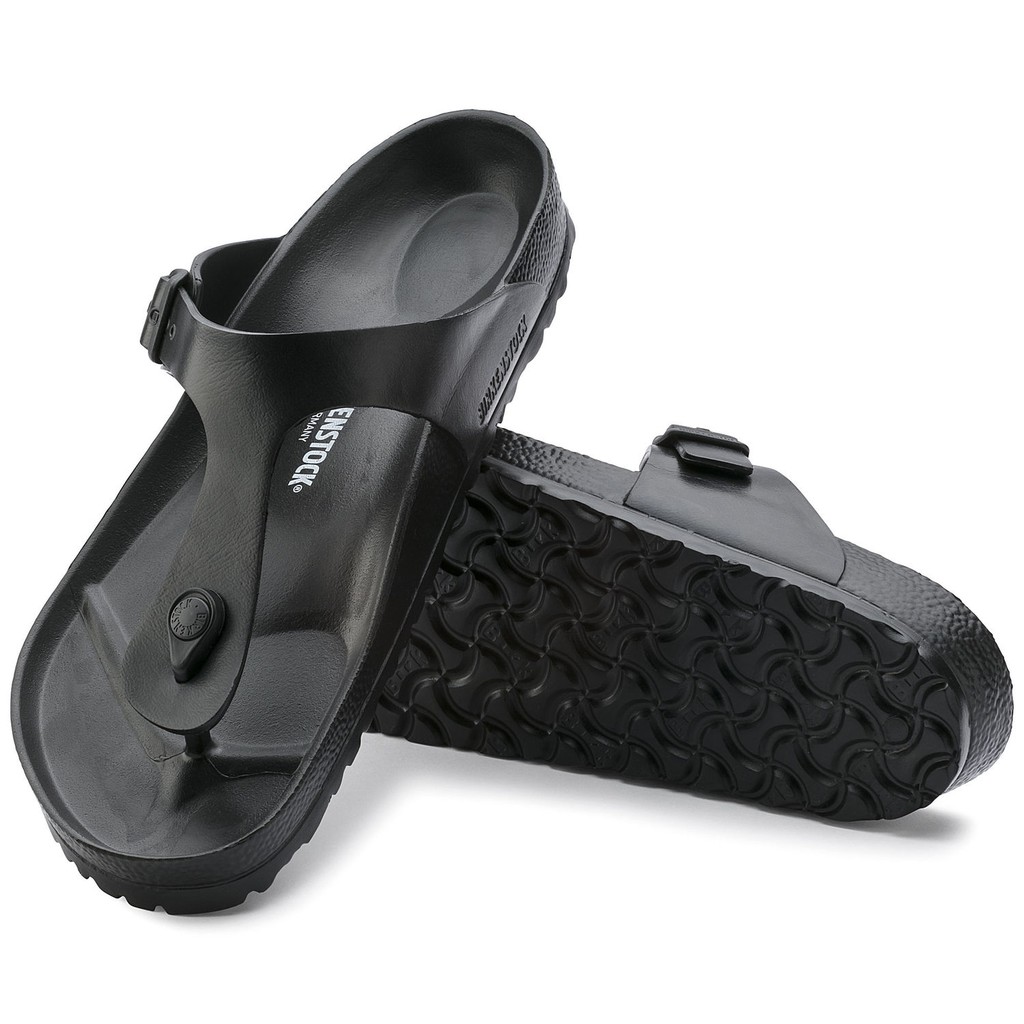 black birkenstock gizeh sandals