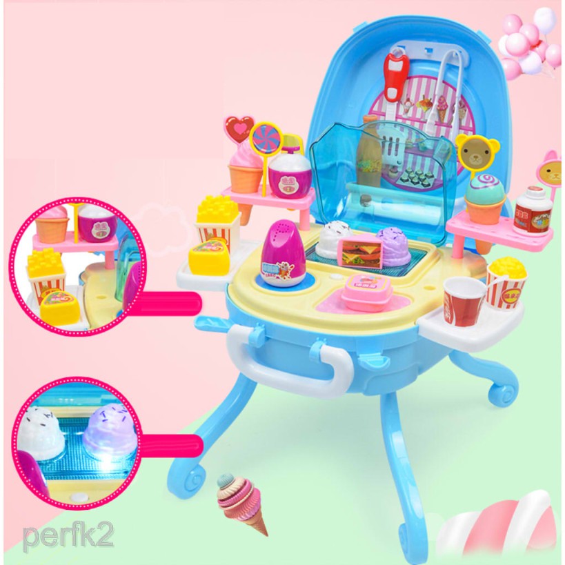 toy kitchen play food