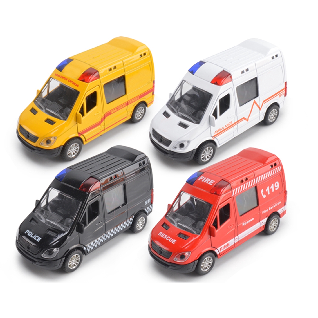 119 red ambulance dhl toy van