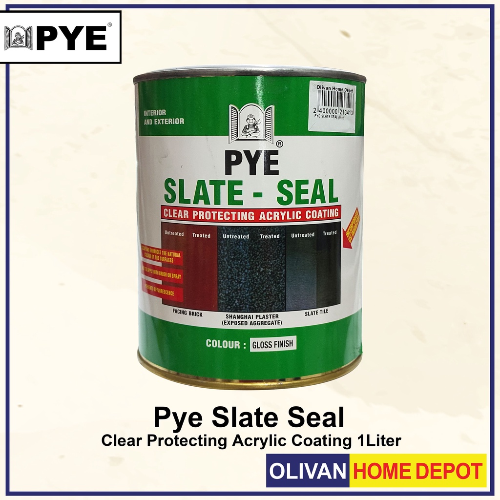 PYE Slate Seal Clear Protecting Acrylic Coating 1 Liter Shopee