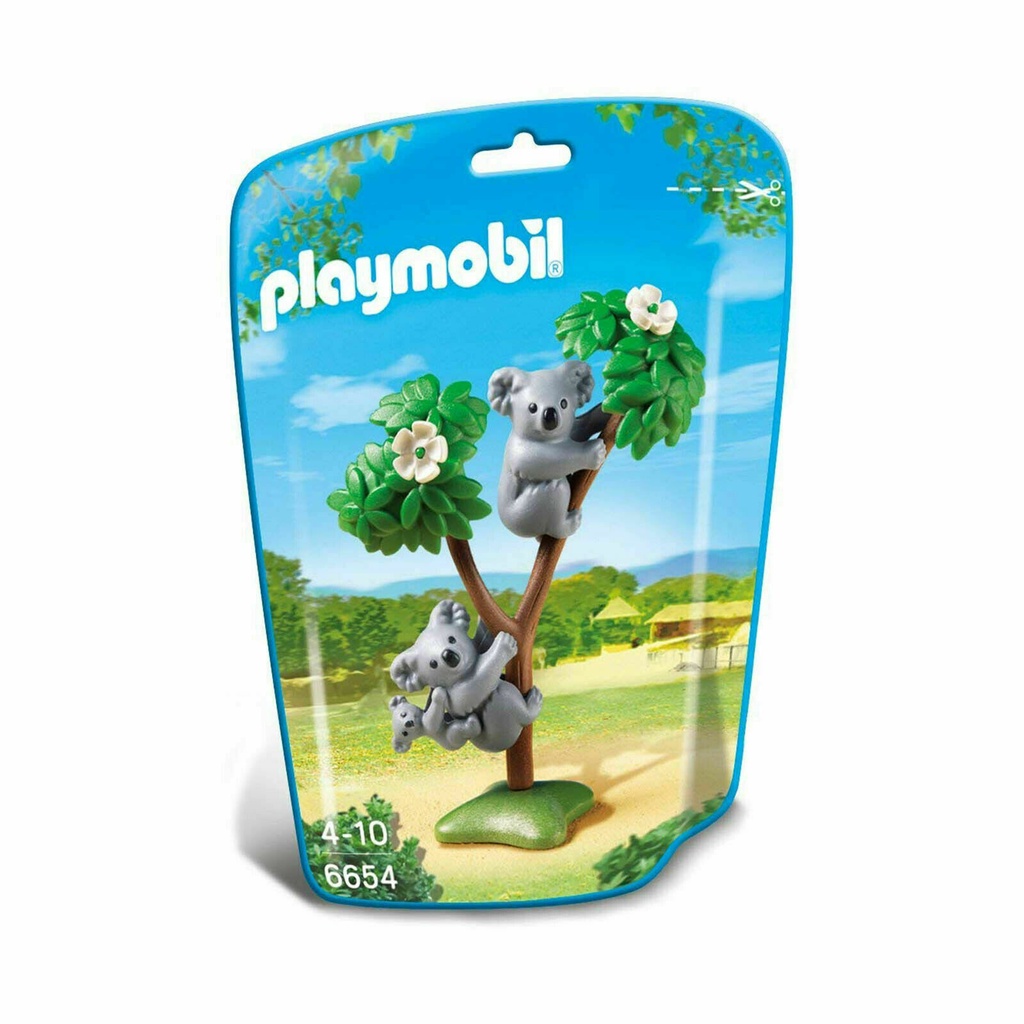 KOALA FAMILY wild zoo australia playmobil 6654 playmobile NEW baby bear