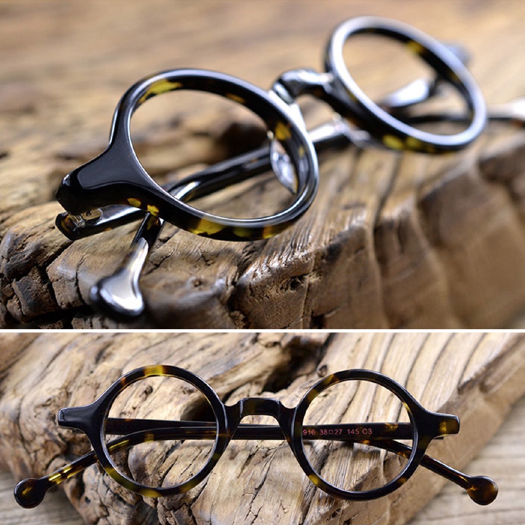 round acetate eyeglasses