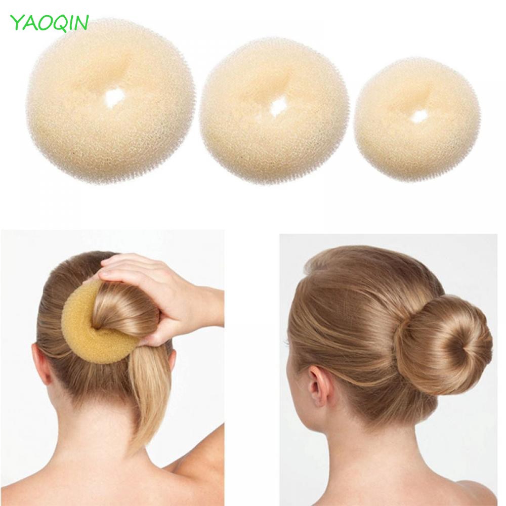 1pcs Hair Styling Donut Bun Maker Updo Magic Tools Hairtie