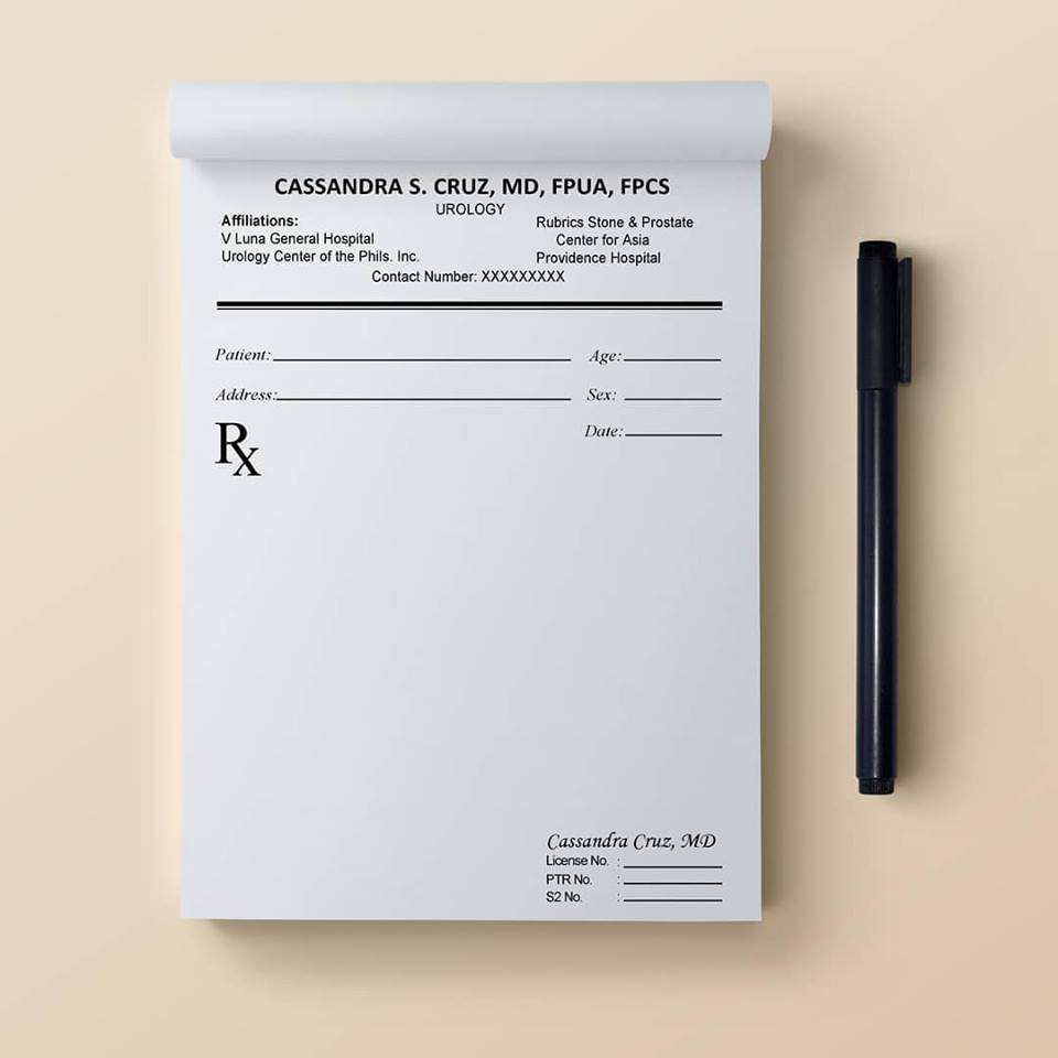 Blank Prescription Pad Template Great Professional Te vrogue co