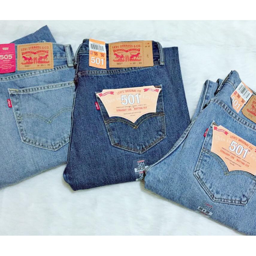 ORIGINAL Levi's Mens jeans (#505) | Shopee Philippines