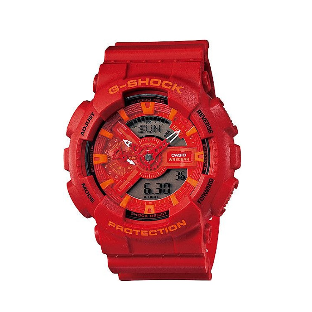 g shock ga 110 red