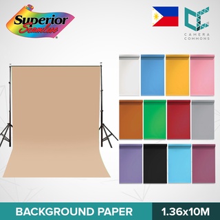 ✣►☃Superior Seamless Photography Videography Backdrop Background Paper 1.36x10m / 4.46 x 32 ft