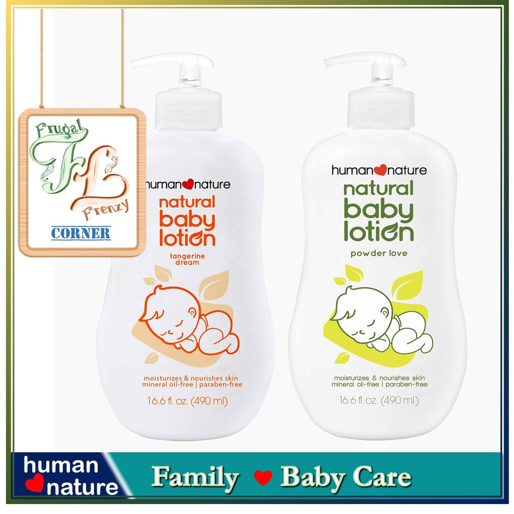 human nature baby lotion