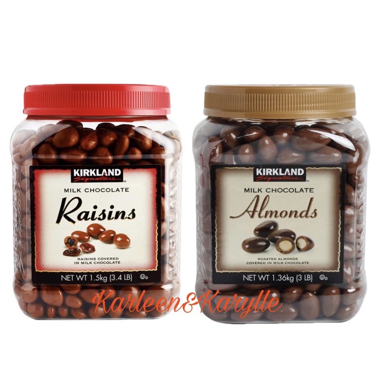 Kirkland Signature Milk Chocolate Covered Raisins 1.5kg/Milk Chocolate