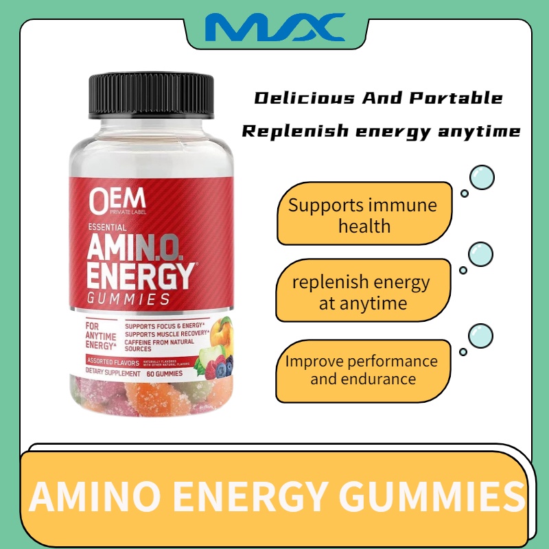 Amino Gym Pre Workout amino energy bcaa Gummy supplement muscle