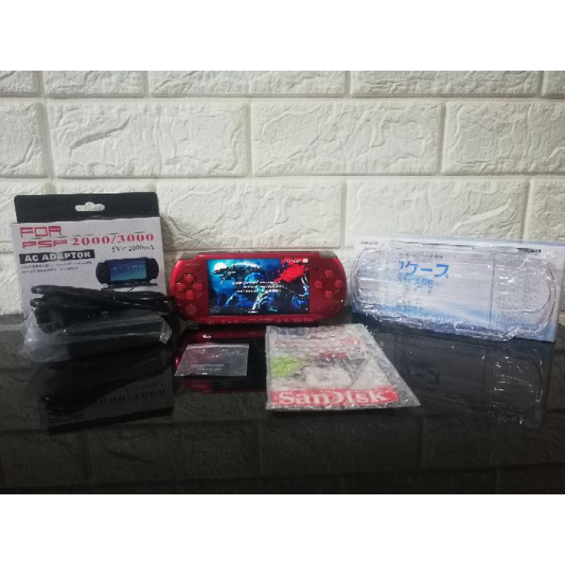 Sony Playstation Portable Brite Radiant Red 32gb Cfw 6 61 Pro C Infinity Full Of Games Bundle Psp Shopee Philippines