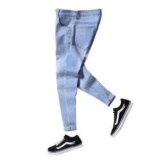Light Blue/ Denim stretchable Jeans Pants For Men COD