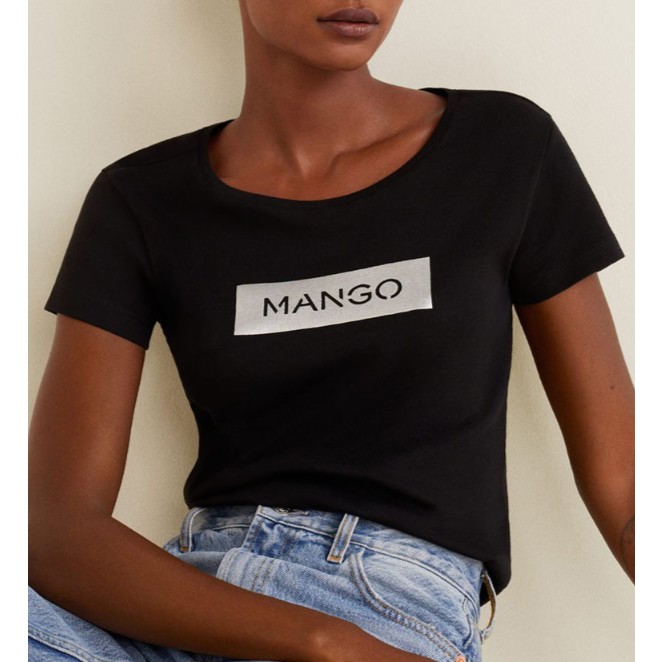Mango Printed Cotton Women T Shirt Shopee Philippines