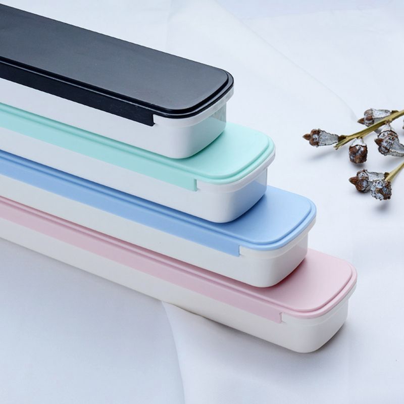 Portable Chopsticks Fork Spoons Box Storage Case Cutlery Flatware