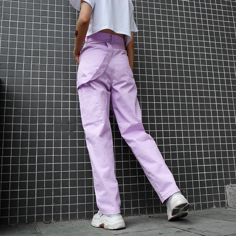 light purple cargo pants
