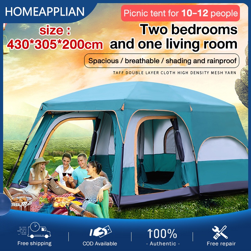 812 tent Person Waterproof Automatic tent Up Double Layers Camping
