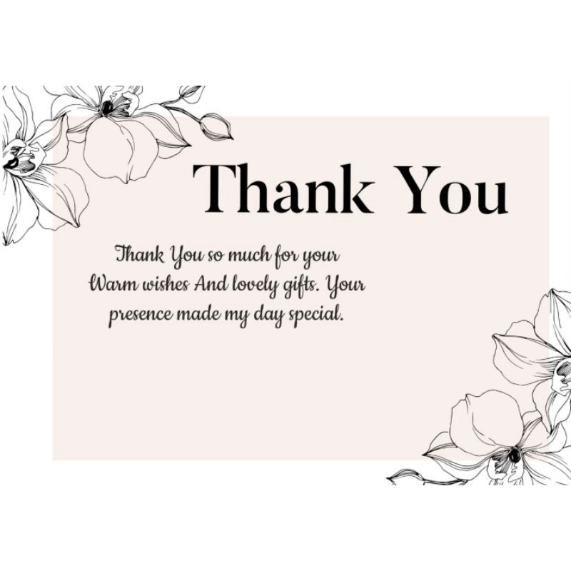 Personalized Thank you card invitation card business thank you sticker ...