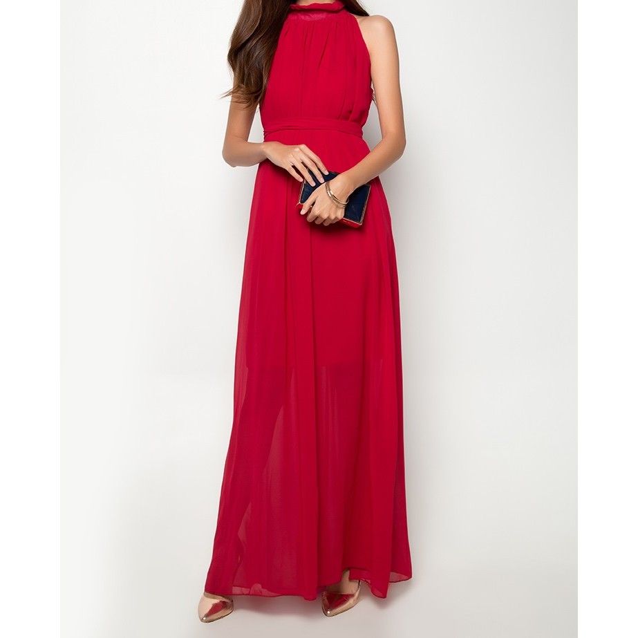 flowy chiffon dress