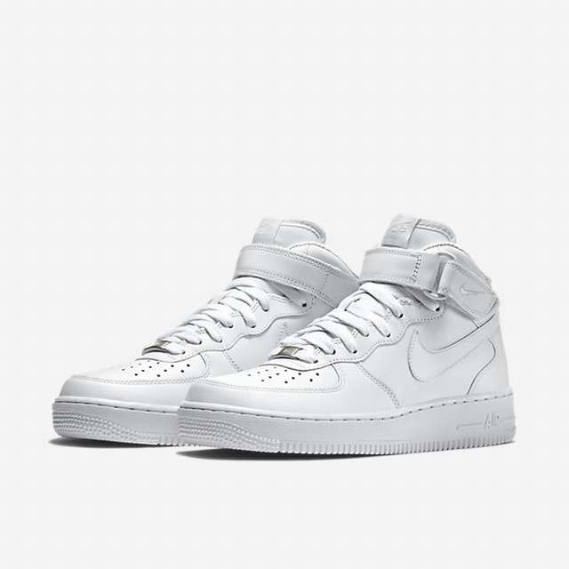 NIKE AIR FORCE 1 MID 07 MEN'S SHOE - WHITE/WHITE | Shopee Philippines